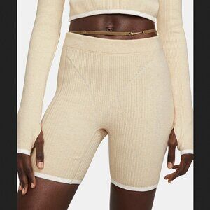 🔥 Jacquemus x Nike size XL Thigh Shorts Pearl Color